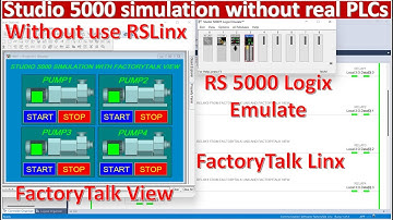 Studio 5000 connect with FactoryTalk Linx simulation project without using RSLinx