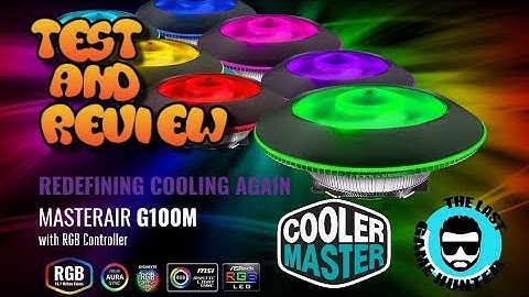 Cooler master masterair g100m rgb review năm 2024