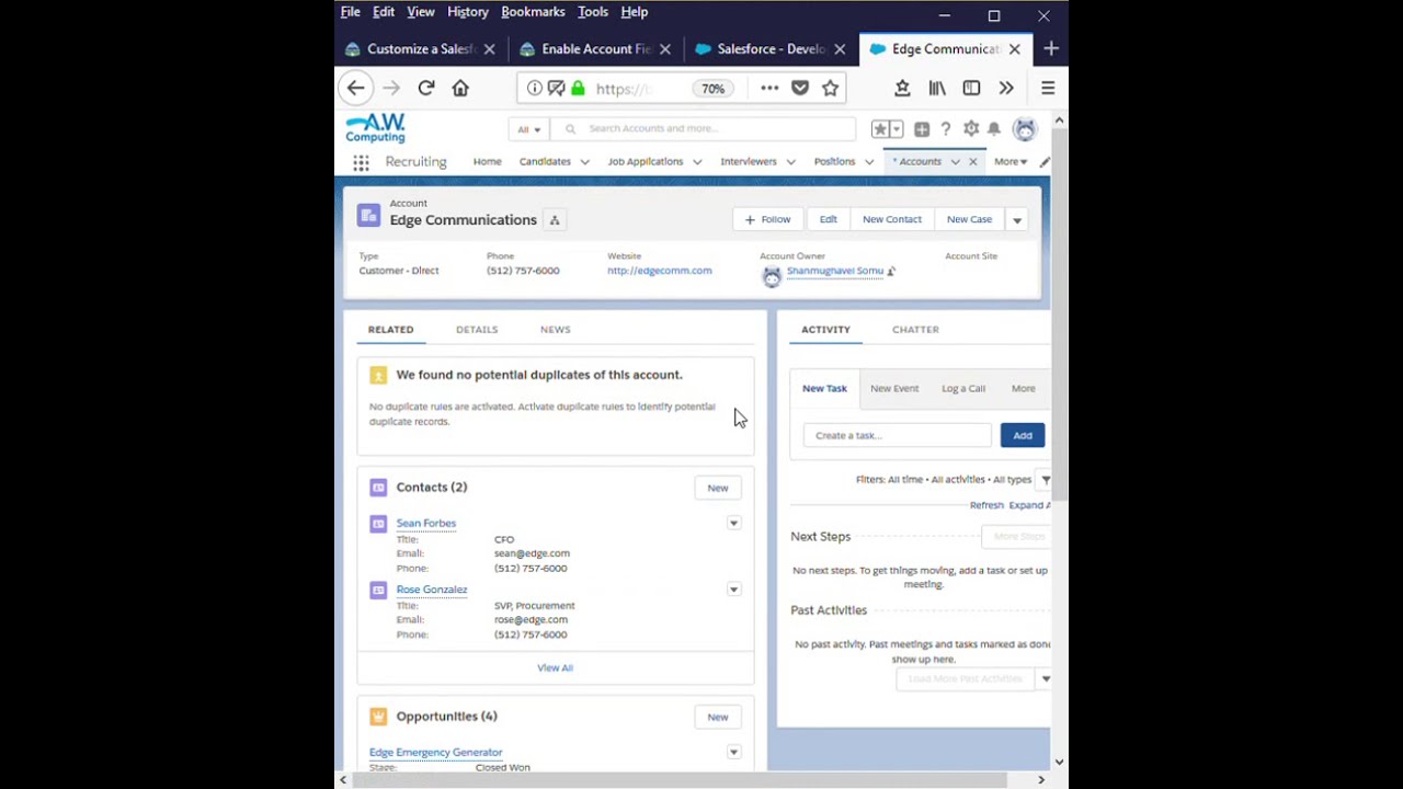 Enable Account Field History Tracking Unit Salesforce Part 1 Trail head YouTube Enable Account Field History Tracking Unit Salesforce Part 1 Trail head YouTube