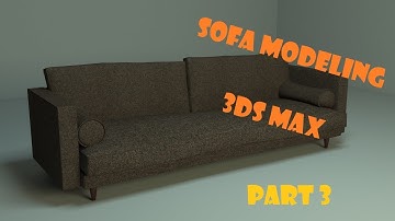 3ds Max Modeling Tutorial - Simple Sofa Modeling (part 3)