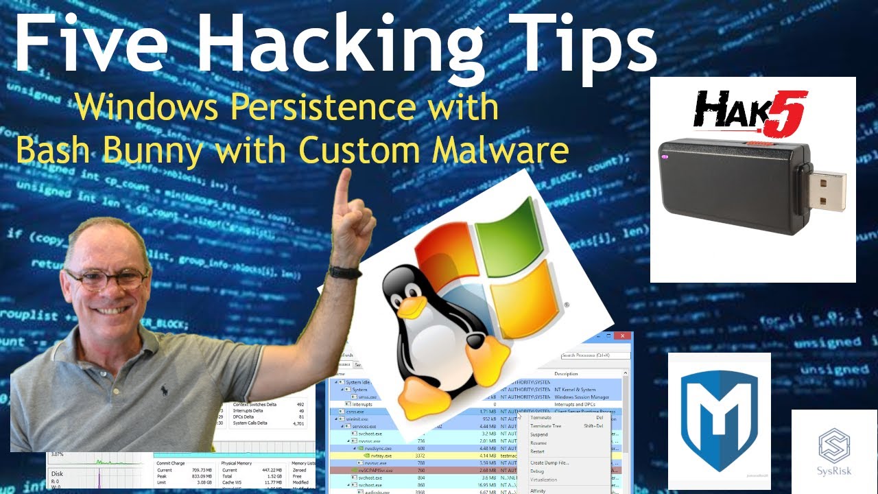 Malware Injection With Bash Bunny - YouTube
