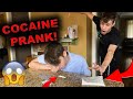 COCAINE PRANK ON TWIN BROTHER *HE HIT ME*