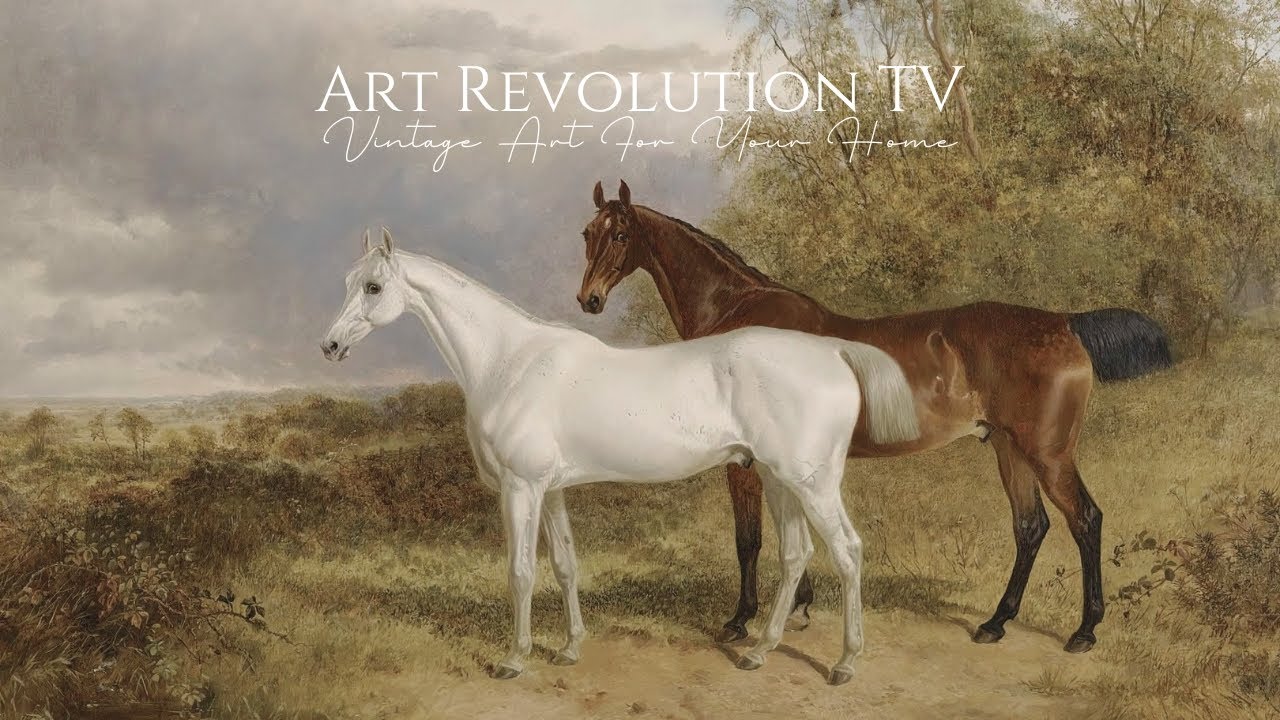 The Majestic Horse - Vintage Art for Your TV | 50 Min, No Sound | Vintage Art TV | Art Slideshow