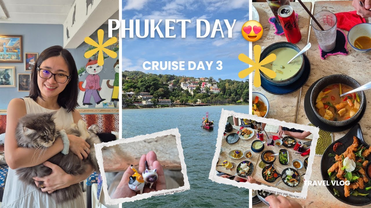Day 3 on Ovation of the Seas 🚢 | Phuket Spa, Food, Shopping & Cruise Life