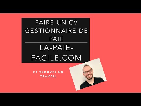 Comment Créer Un Cv D’Assistant De Paie