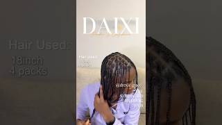 Daixi Dreadology Pre Stretched Braiding Hair #humanhair #daixidreadology #braids #braidinghair