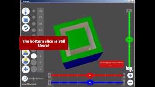 3D Slash: Tutorial: clipping area, measures