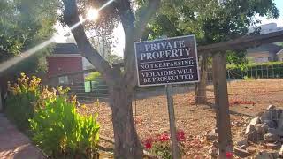 Guadalupe River Trail secret entry to Little Italy March 2020 Guadalupe River Trail