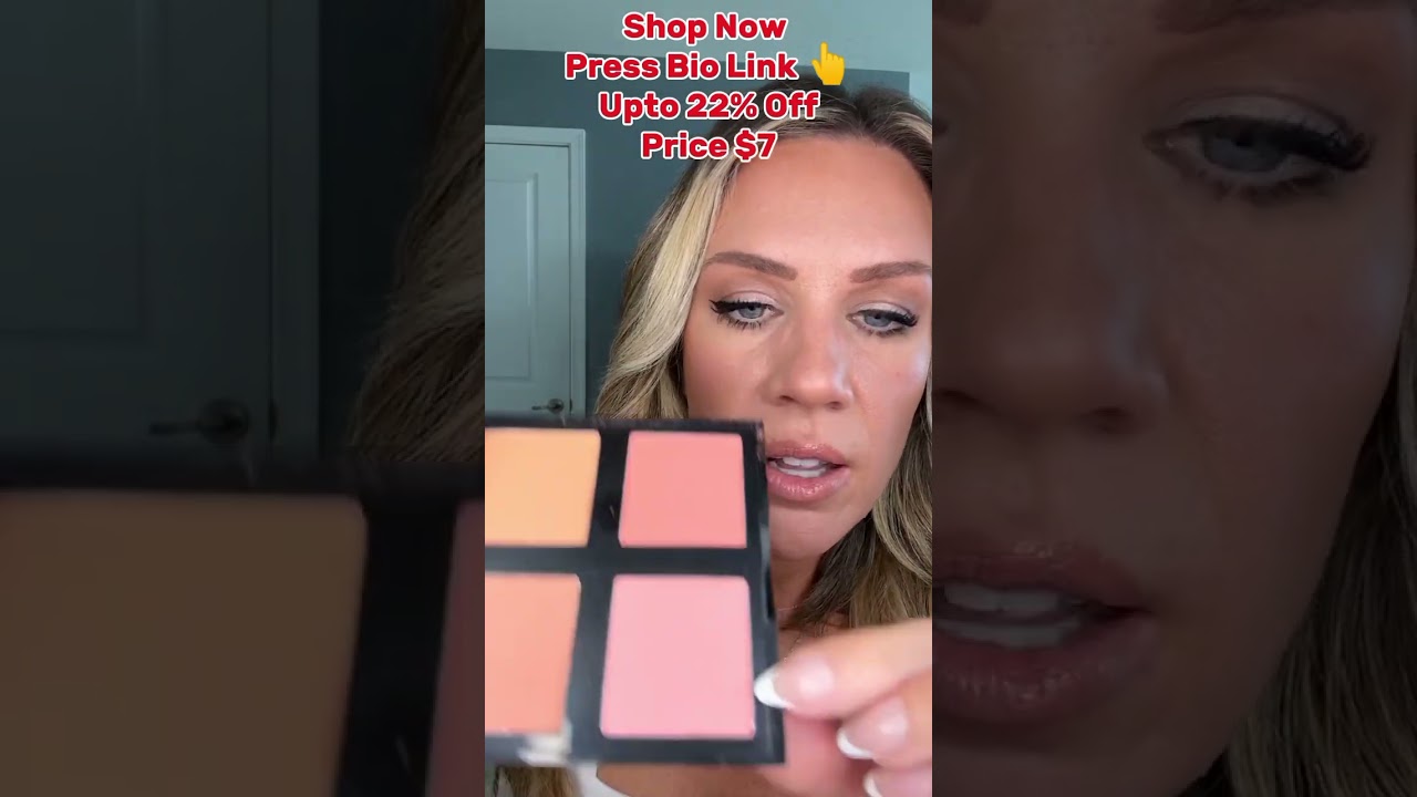 e.l.f. Cosmetics Powder Blush Palette, Four Blush Shades#