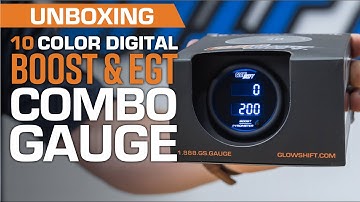 Unboxing | GlowShift 10 Color Digital Series Dual 60psi Boost and EGT Gauge Kit