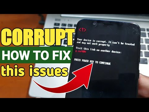 Как исправить Asus Zenfone Max Pro M1 Your device is corrupt it can't be trusted
