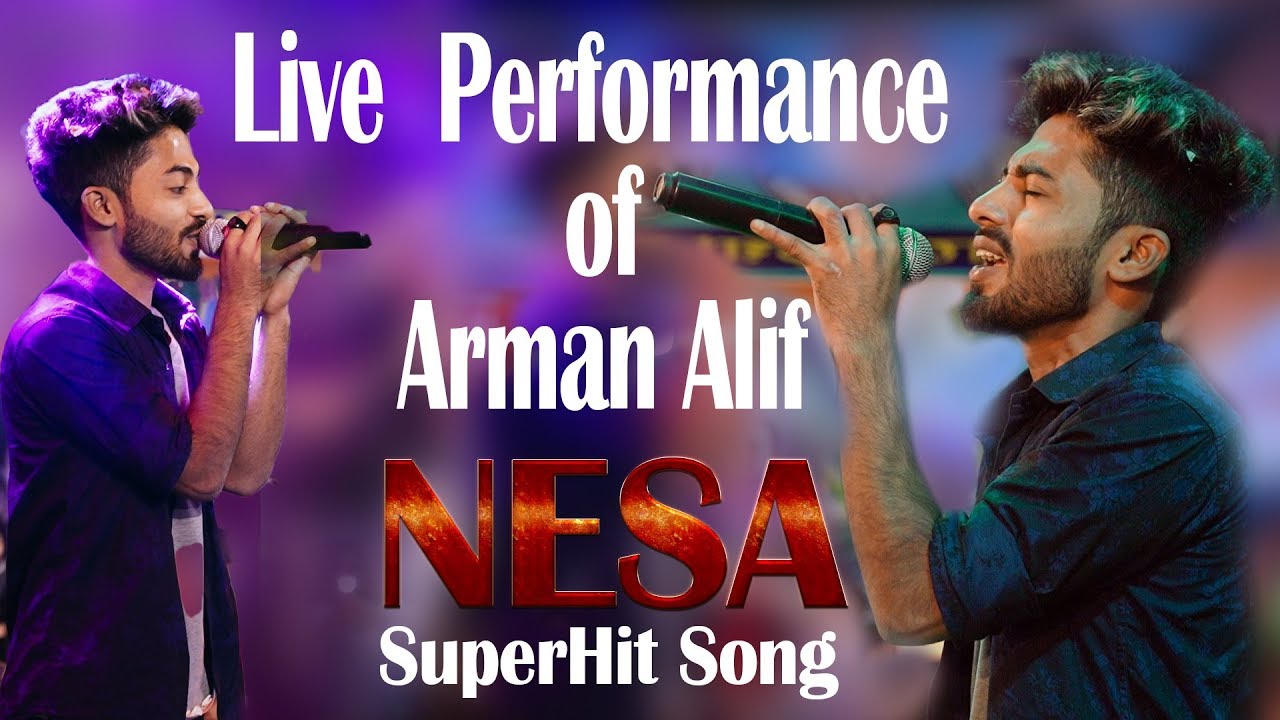 Live  Performance of Arman Alif  NESA  in India  Bangoli song