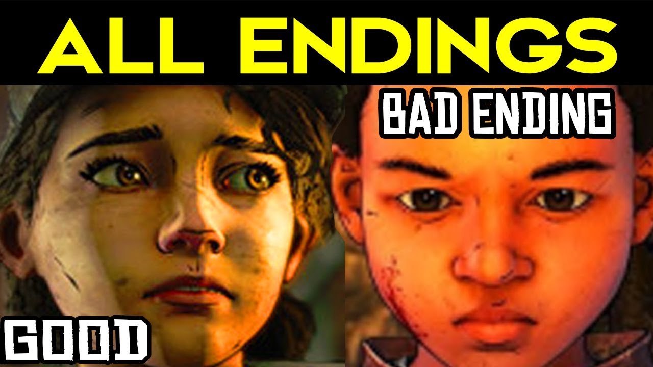 The Walking Dead Season 4 Episode 4 - All Endings (Bad Aj Ending + Good Aj Ending) + Secret Ending