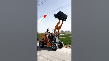 forklift for farm 4WDsmall forklift#Onemachinemany#Save time, effort and manpower#big shovelcar