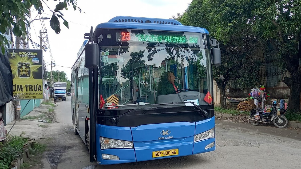 Review lộ trình lượt về xe buýt tuyến 25 TP.HCM : Bến xe buýt Quận 8 - Khu dân cư Vĩnh Lộc A 
