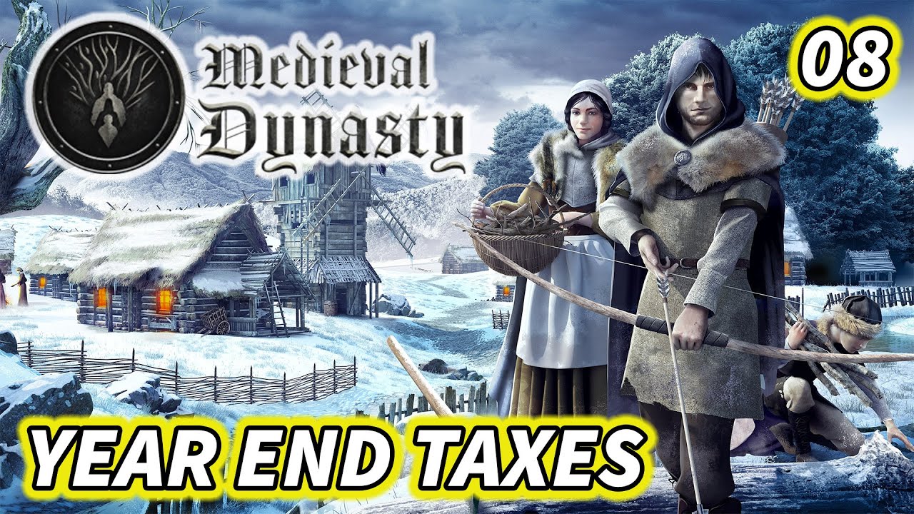 MEDIEVAL DYNASTY Gameplay Ep.8 End of Year Taxes (Excavation Shed