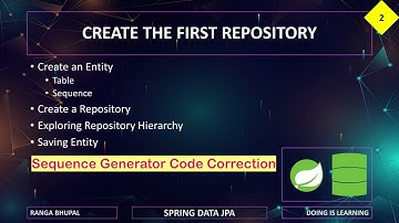 SPRING DATA JPA – 002 SEQUENCE GENERATOR CODE CORRECTION #SPRING_DATA_JPA #SPRING_BOOT_3X