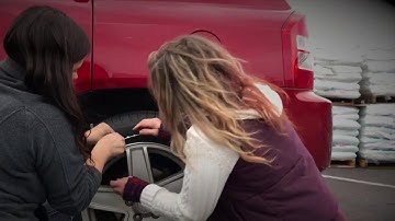 How To Install Tire Cables for Snow - Rollover Method