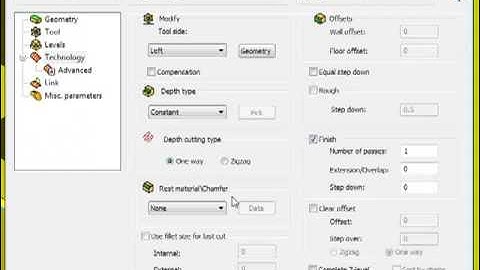 Chamfer in 2.5D Milling