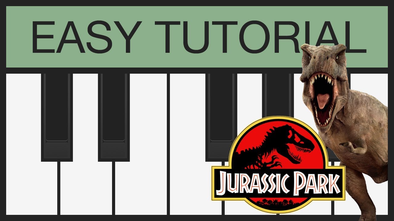 Jurassic Park Theme | EASY Piano Tutorial | Melodica | Slow - YouTube