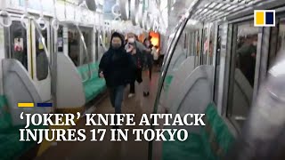 Halloween horror on Tokyo train injures 17 as stabber dressed as ‘Joker’ sets fire to carriage screenshot 4