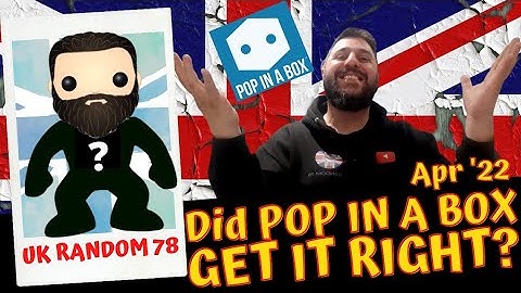 Pop In A Box Subscription Redemption - Did they get it right? APRIL 2022