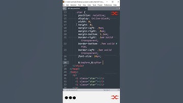 CSS Stars | HTML CSS