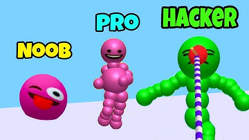 NOOB vs PRO vs HACKER in Plunger Hero | Battle Against Giants