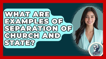 What Are Examples Of Separation Of Church And State? - Philosophy Beyond