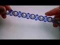 Tutorial beaded bracelet. Красивый браслетик из бисера, бусин и твина. МК. DIY.