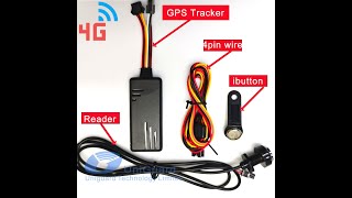 4g LTE GPS Tracker with RFID and ibutton for Driver Management and Engine Control