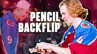 NHL Players Try the Pencil Backflip Challenge