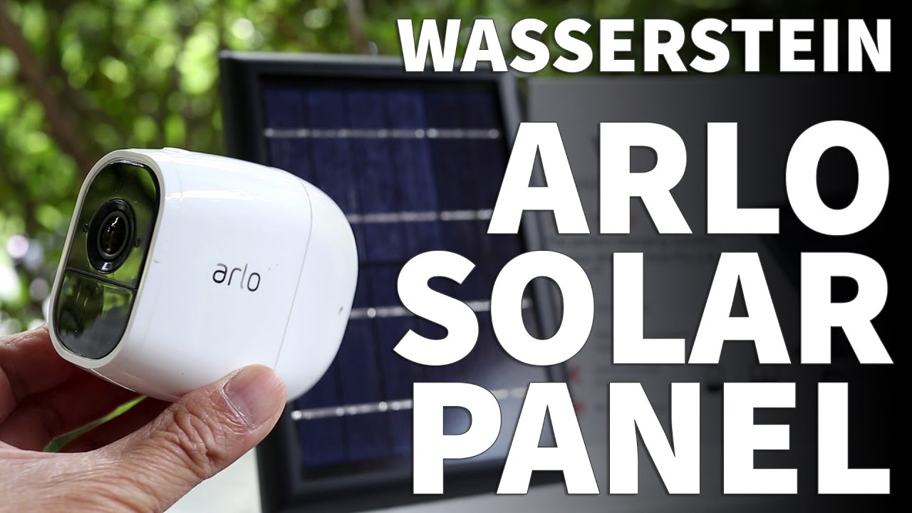 solar panels for arlo security cameras