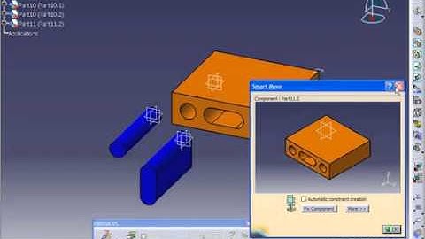 Tutorial Catia 111  Coincidence Constraint   YouTube