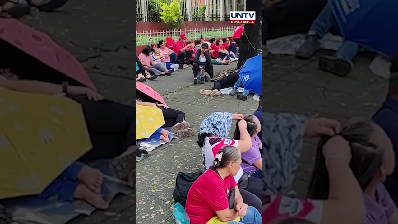 LOOK Supporters Of President Bongbong Marcos Jr Gather Outside Batasang Pambansa