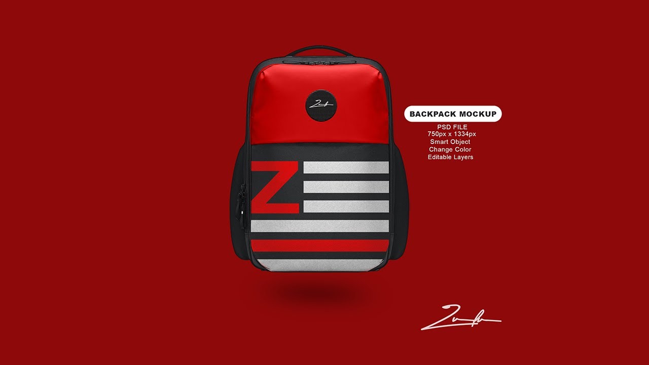 100% FREE DOWNLOAD | BACKPACK PSD MOCKUP | SUBSCRIBE FOR MORE FREE MOCKUPS