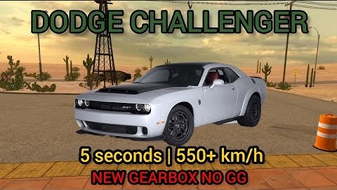 Dodge Challenger new best gearbox car parking multiplayer new update 2023
