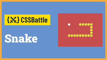 CSS Battle - Snake | Target #123 | CSS Challenge