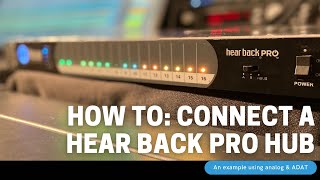 Sports Performance How to connect your Hear Back PRO system - a demonstration