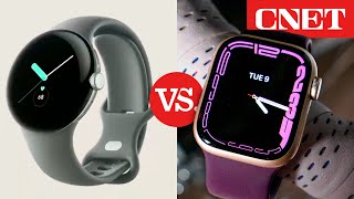 Google Pixel Watch vs. Apple Watch Series 7 (Watch the Reveals)