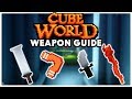 BEST Weapon for Each Class - Cube World 2019 Weapon Guide