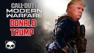 Donald Trump Plays Modern Warfare Leaves Mic On