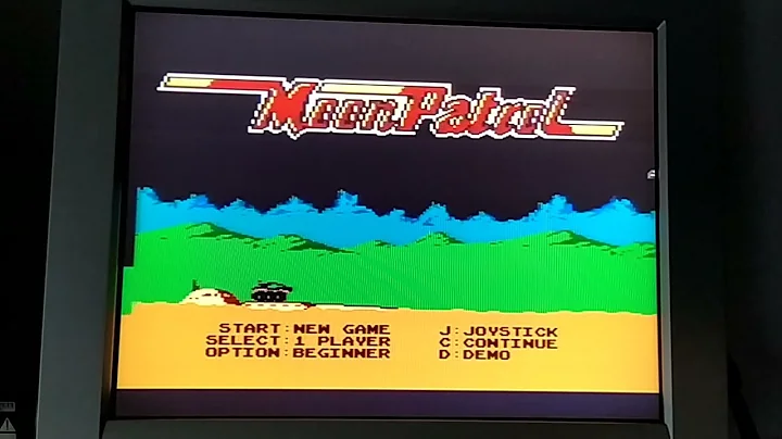 Moon Patrol Redux 2019 Atari 800XL PAL