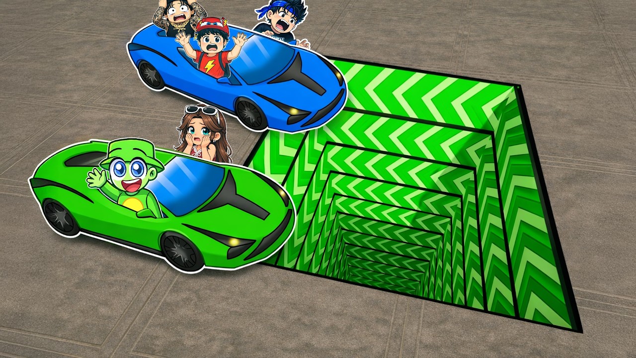 On SAUTE dans un TROU de SUPER BOOST sur GTA 5 !