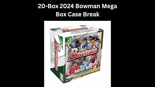 2024 Bowman Chrome Mega Box Case Break!! & 2023 Platinum Anniversary Half-Case Break!! Live!!