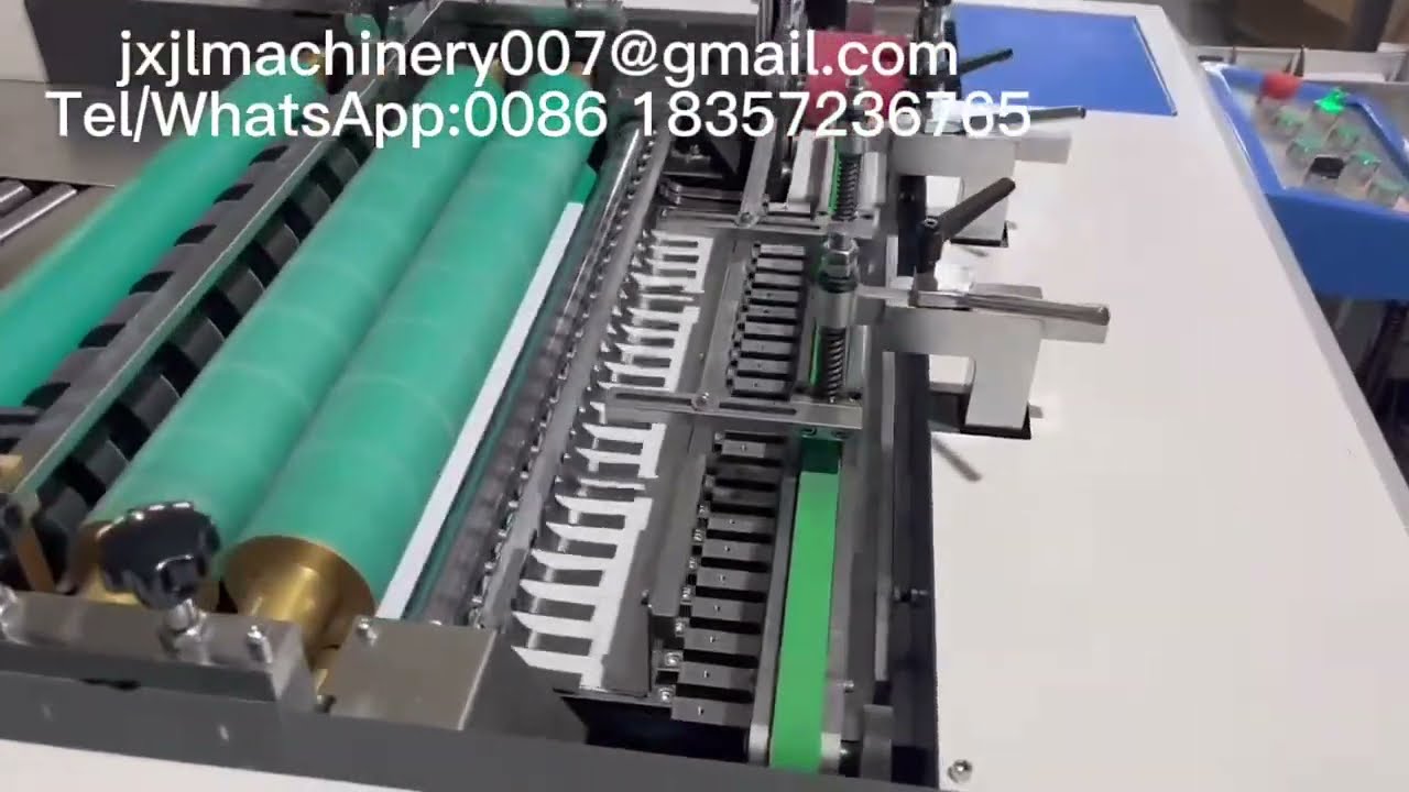 Automatic poker playing cards slitting matching collating machine test video