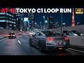 GT-R Tokyo Expressway C1 Loop Night Run - Pure Car ASMR | No Music | No Voice | 4K HDR