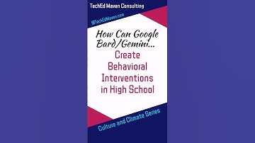 #BehavioralInterventions AI #HighSchool #educationalleadership #principal #chatgpt #gemini #chatgpt