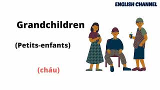 Apprendre le VOCABULAIRE de la famille en anglais : Family vocabulary in english