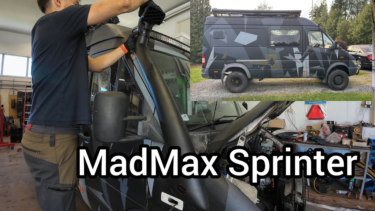 Установка шноркеля Sprinter 413CDI 4x4